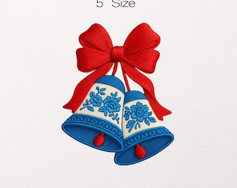 Christmas Coquette Embroidery Design Bundle, Christmas Embroidery Design, Xmas Pes File, Chinoiserie Xmas Embroidery File