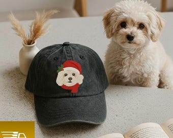 Custom EMBROIDERED Pet Hat Using Pet Photo Personalized Dog Hat Custom Cat Hat Custom Pet Cap Dog Hat Custom Dog Baseball Cap Dog Mom Hat