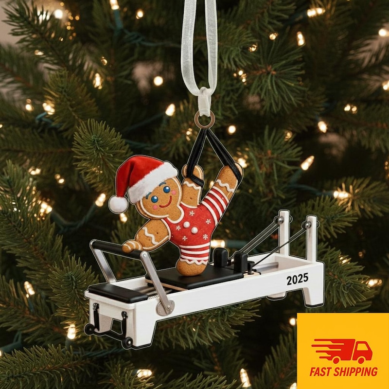 Santa on Pilates Reformer - Etsy