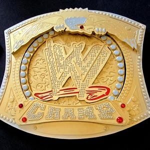 Custom WWE Spinner Championship Plates – 3D Printed Replicas (Plates Only)
