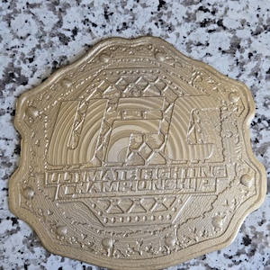 UFC Classic Championship (3D Printed Display Plates)