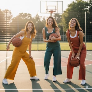 Womens Dungarees Sewing Pattern PDF: Loose Fit Jumpsuit (XS to XXL)