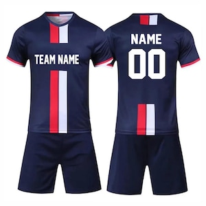 10 Sets of Customized Soccer Uniform T Shirts Shorts Team Custom Soccer Jersey Uniform Football kit Sublimation T Shirt Short Uniform kit