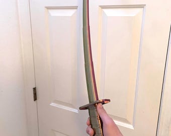 Collapsible Katana toy 3d printed – Portable Samurai Sword Prop