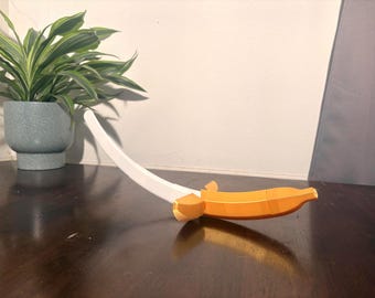 Collapsible Banana Sword toy- 3d printed prop toy