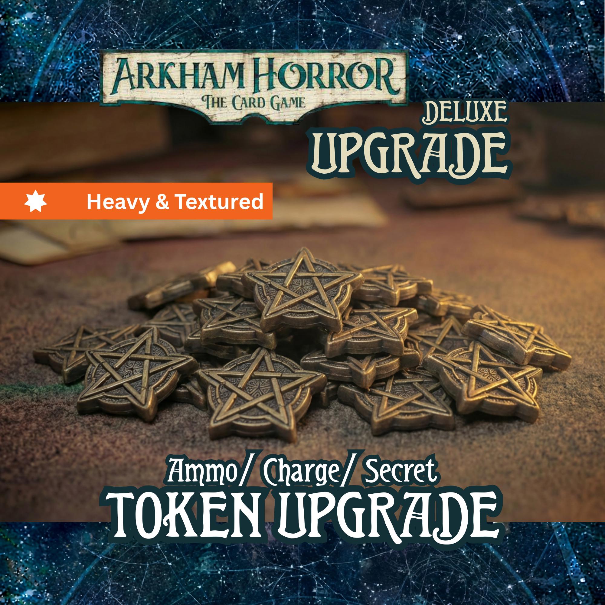 Arkham Horror LCG Tokens Upgrade Deluxe Metal Ammo Charge Secret Tokens ...