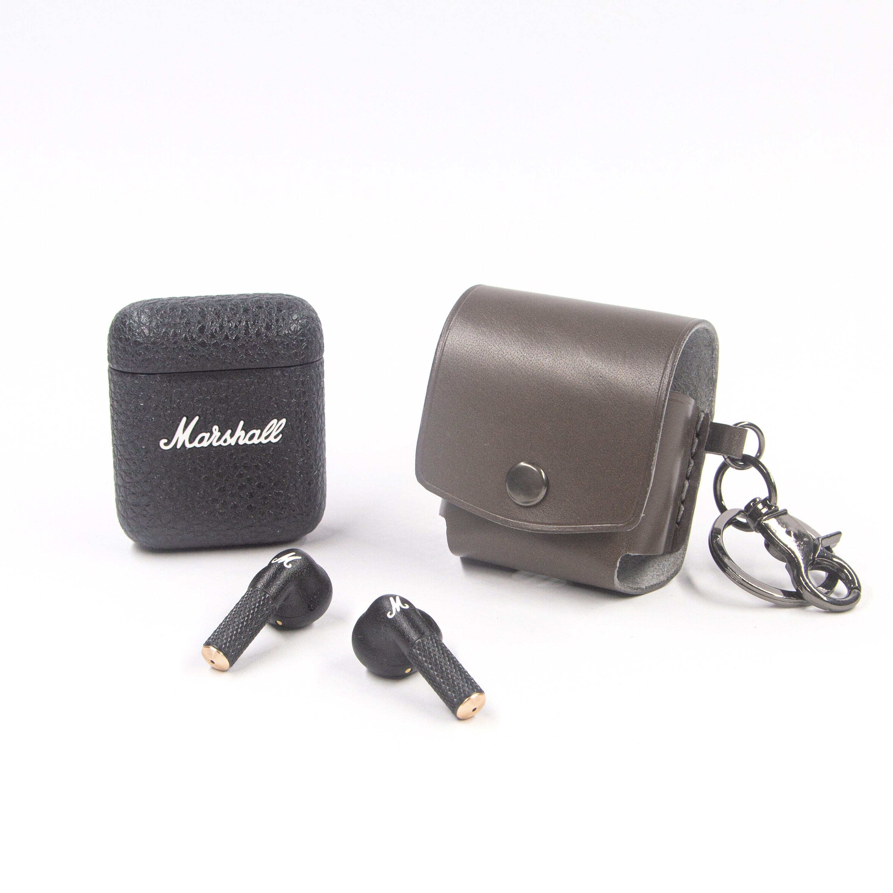 Marshall Minor iii True Wireless Case en cuir Étui pour