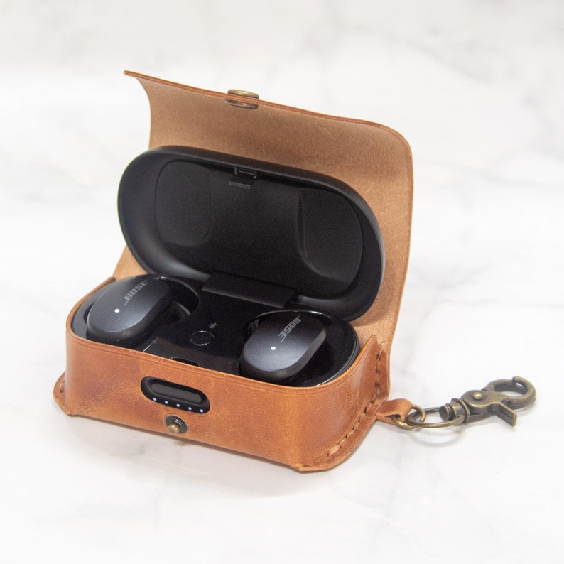 Bose Earbuds Case Keychain Leather Personalized Etsy UK