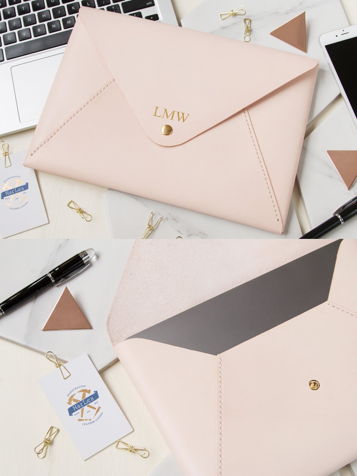 personalised leather macbook case