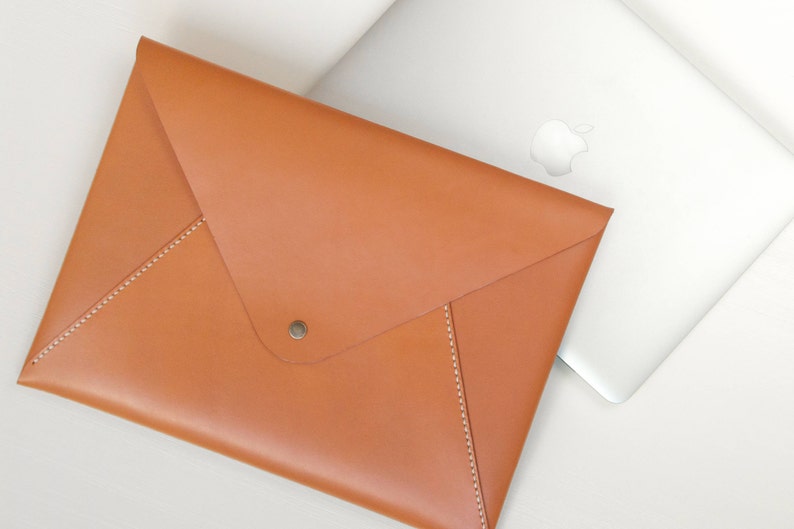 Leather Macbook Pro Sleeve 13 Leather Laptop Sleeve Macbook Etsy