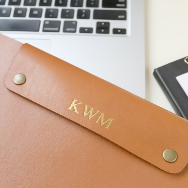 Personalized Leather Macbook Pro 13 Inch Touch Bar Case Etsy