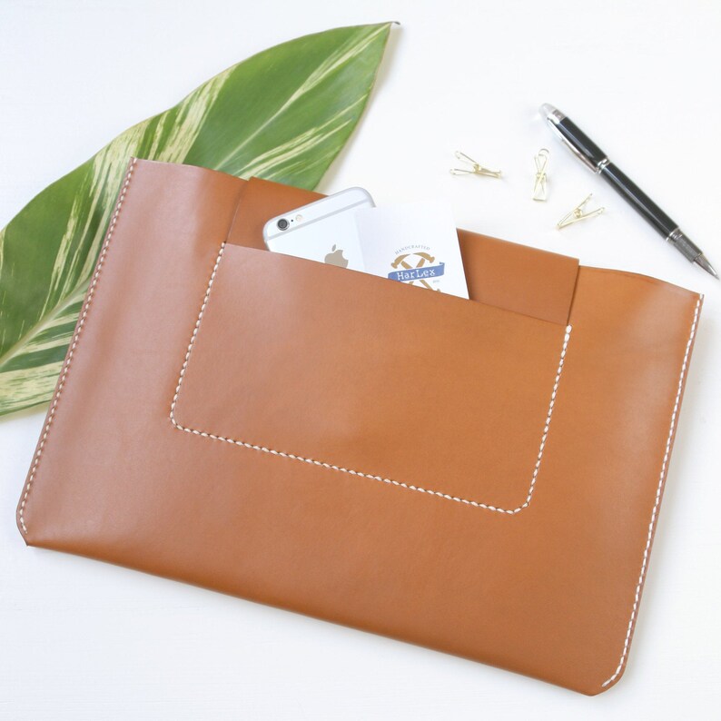 Personalized Leather Macbook Pro 13 Inch Touch Bar Case Etsy