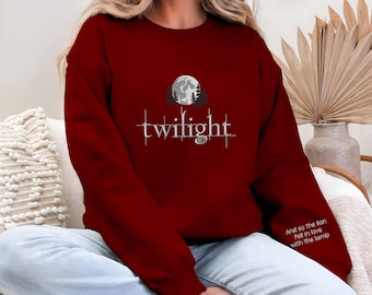 Sweat-shirt et sweat à capuche brodés Twilight, chemise Twilight Saga, pull livresque, chemise Eclipse Breaking Dawn New Moon