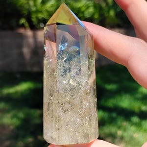 Clear Smoky Citrine Quartz Point Display Specimen - &quot;The Pirate&#39;s Gem&quot;