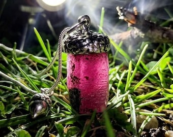 Valhalla Gems OOAK 'Acorn Series' A+++ Gemmy Translucent Hot Fuchsia Pink Myanmar (Burma) Ruby Statement Pendant - "Spirit of the Great Oak"