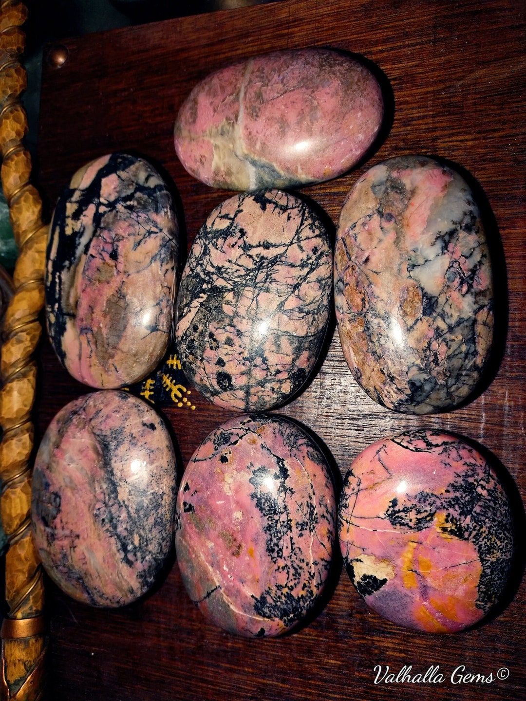Ural Mountain Russian Rhodonite Display Specimen Palm Stone - Etsy
