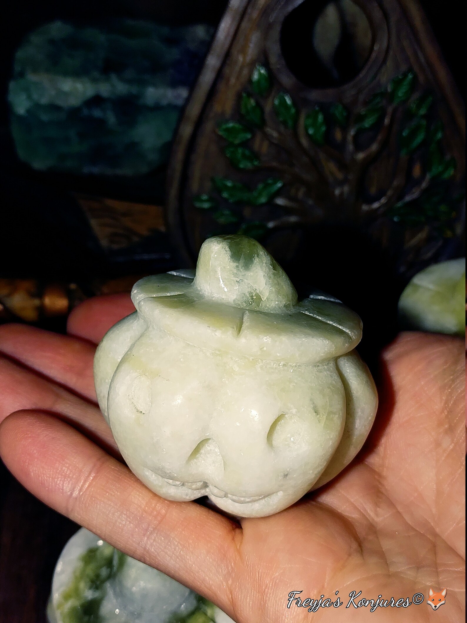 A Grade Sacred Scottish Highland Marble Pumpkin Display Etsy