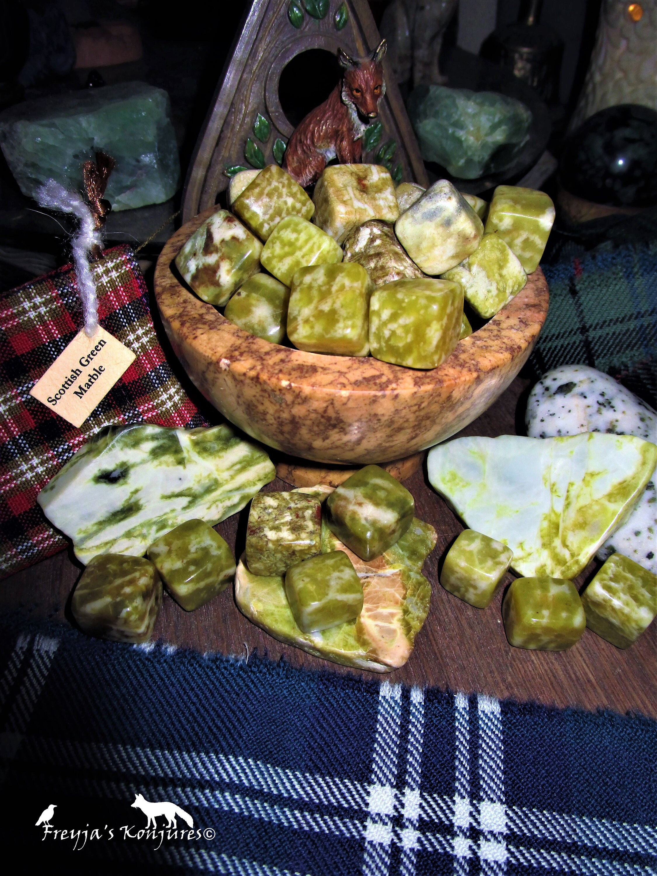 A Quality Sacred Scottish Highland Marble Pocket Stone shine Etsy UK