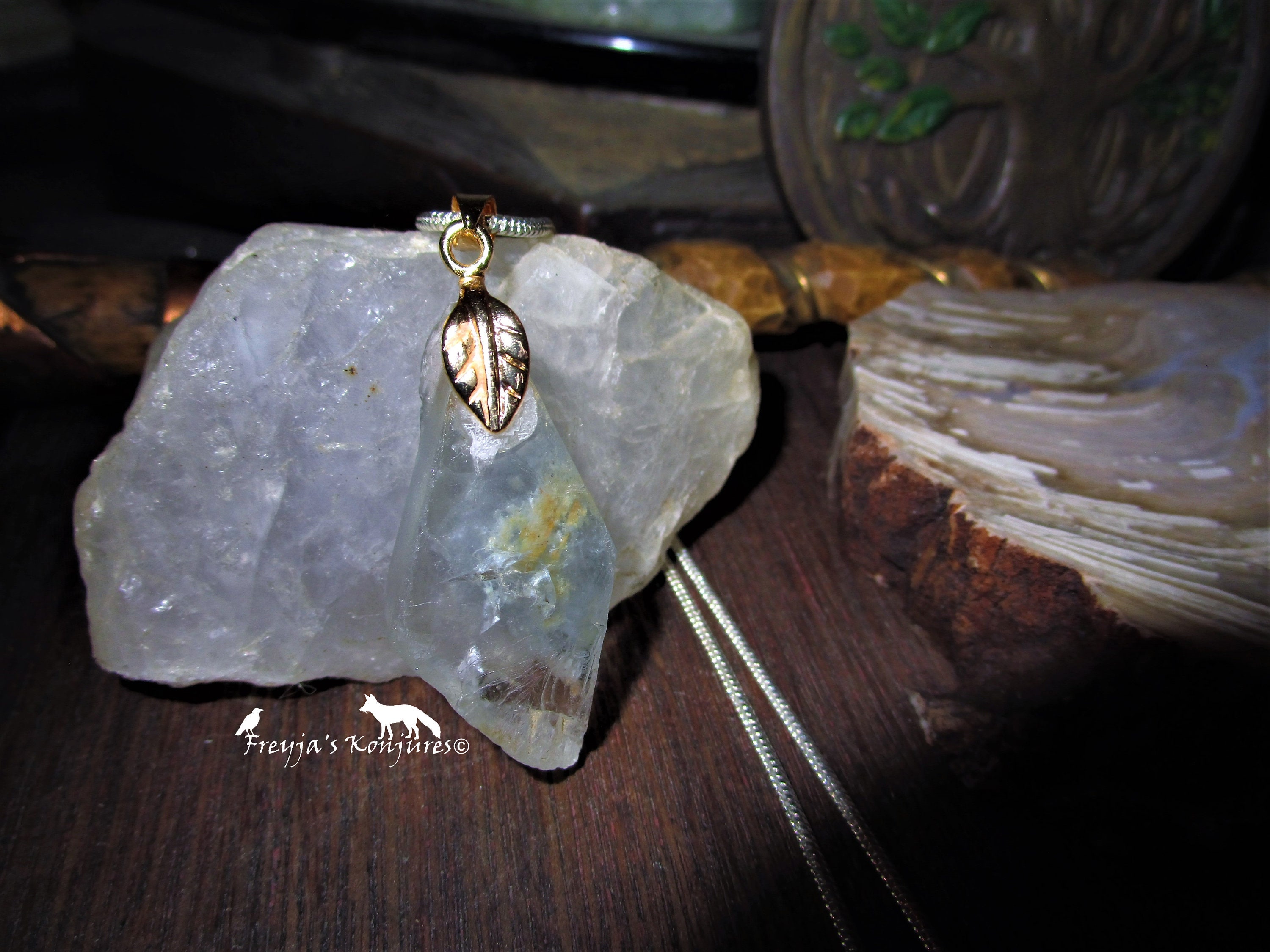 Clear Topaz Necklace for Manifesting Health | Gemisphere CTZ6 6018 / 159.27 / 24