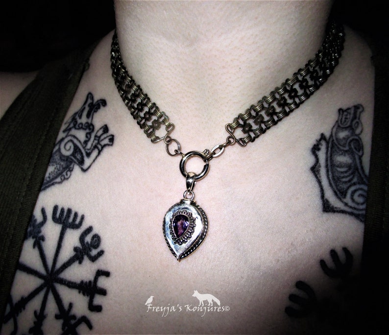 Seeker of the Violet Flame Psychicism Peace Temperance Love Beauty Dream Work Lilac Purple African Amethyst /'Poison/' Locket