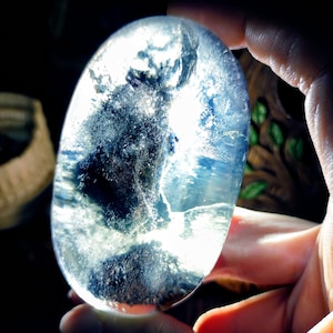 Rare A+++ High Quality Large Madagascar Sand Enhydro Fluid Inclusion Four Seasons Quartz Display Specimen