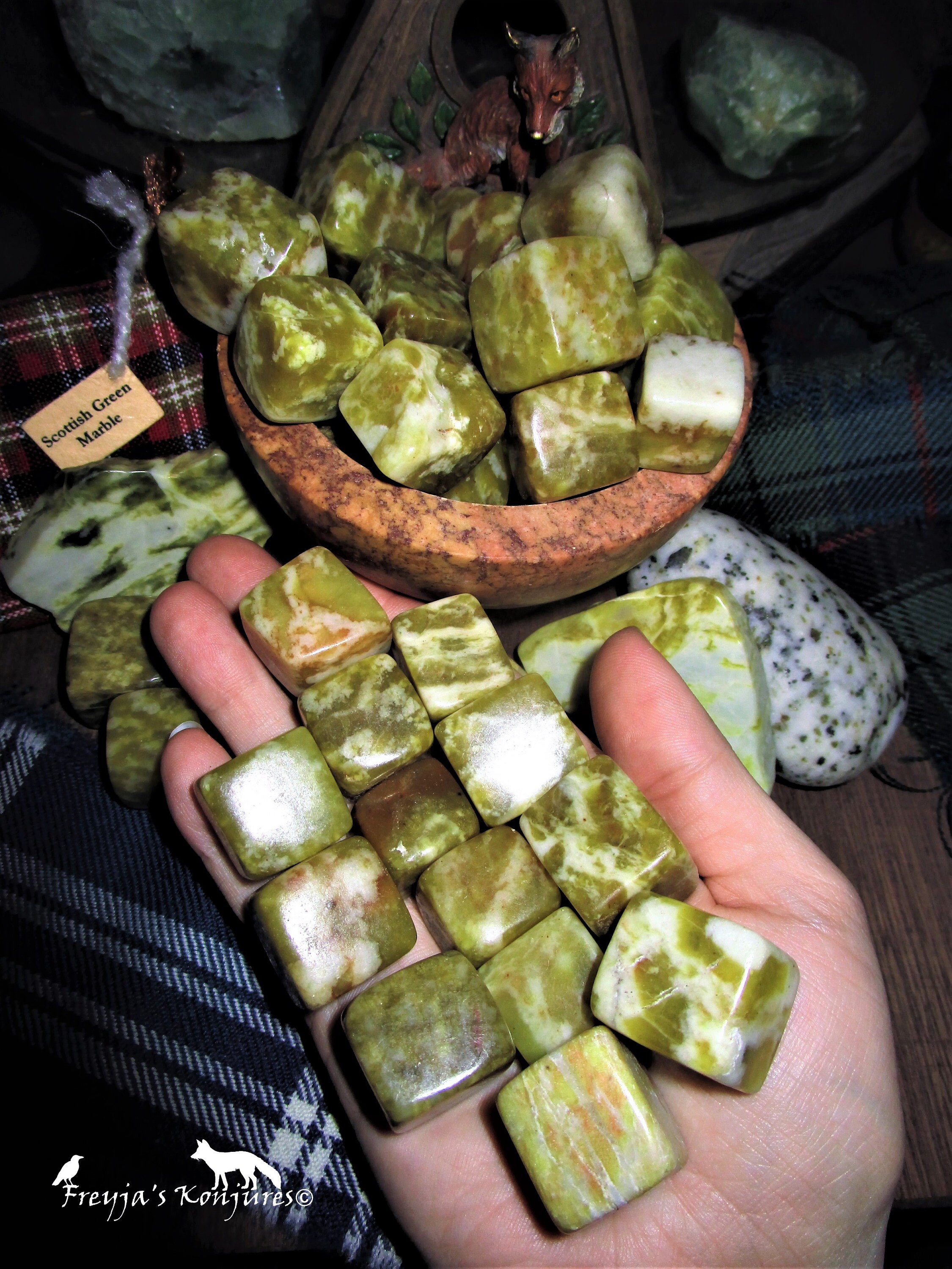 A Quality Sacred Scottish Highland Marble Pocket Stone shine Etsy UK