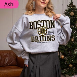Boston Bruins Hockey-Sweatshirt, Vintage Grafik-T-Shirt, Boston Bruins Hockey-Geschenk für Fan, Sweat-Aldult-Jugend-T-Shirt, Retro Hockey Hoodie