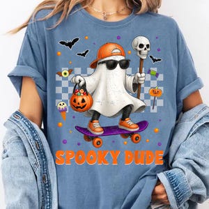 Spooky Dude Pumpkin Face Halloween Boy Kid Printable Clip Art, Kids Halloween png, Retro Halloween png, Boy Halloween, Fall Pumpkin png file
