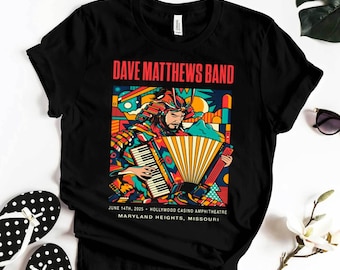 Dave Matthews Band Tour Maryland Heights, MO June 14, 2025 T-Shirt