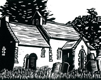 Partrishow Church, Greeting Card