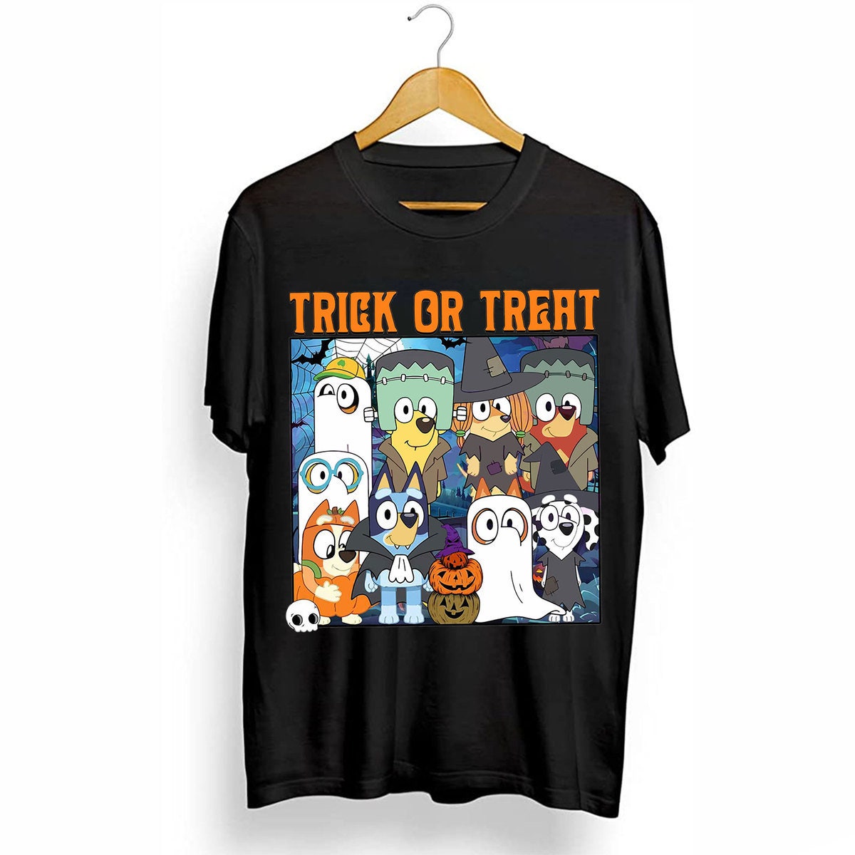 Discover Halloween Shirt, Trick Or Treat Matching Family Tee, Halloween Cute Dog Shirt, Halloween Friends Shirt, Halloween Party Shirt