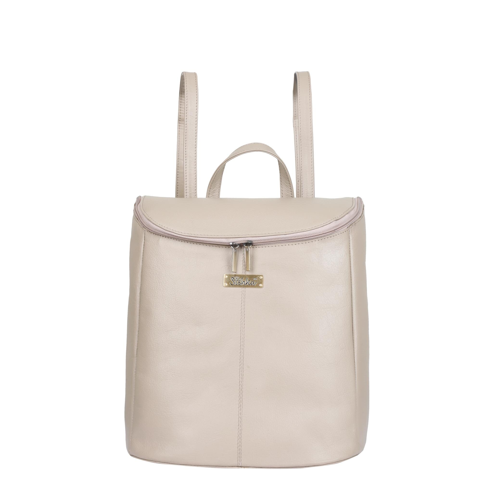 Women\'s Taupe Faux Leather Backpack Purse - Versatile Everyday Tote Taupe Backpack Women - Etsy main image 2