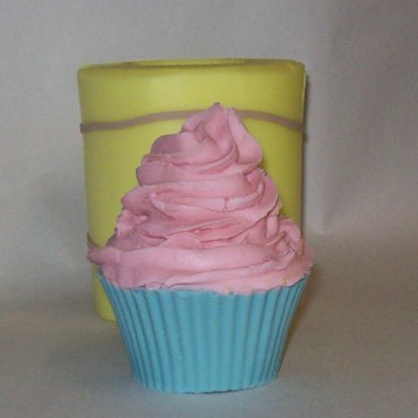 Swirl Cupcake Soap & Candle Mold