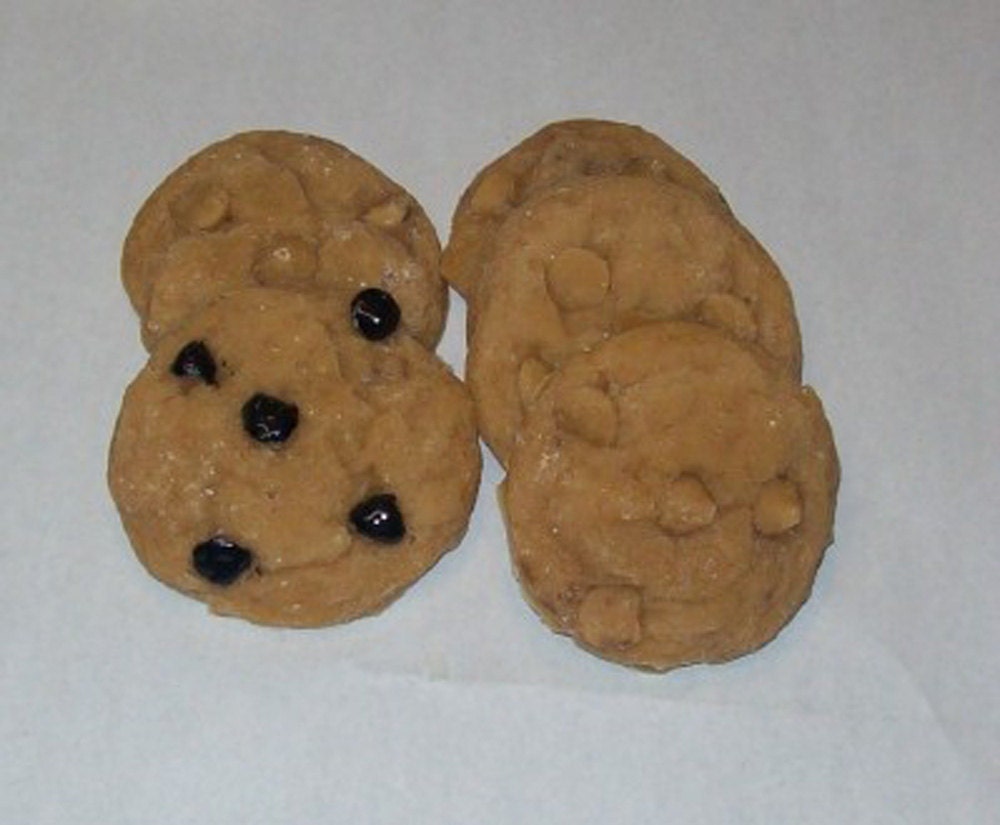 Chocolate Chip Cookies Small Soap 6 Cavity Silicone Mold 373