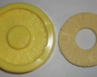 Pineapple Ring Soap & Candle Mold- 1 cavity