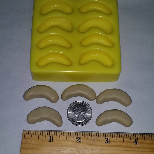 Banana Slices Soap & Candle Mold 4 Cavities Etsy