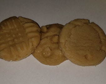 Sugar Cookie, Peanut Butter Cookie, & Chocolate Chip Cookie Fake Bake Clay, Soap and Candle Molds