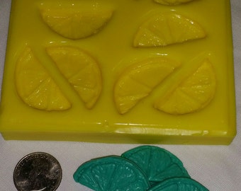 Mini Lemon/Lime Slices Soap & Candle Mold- 10 cavities