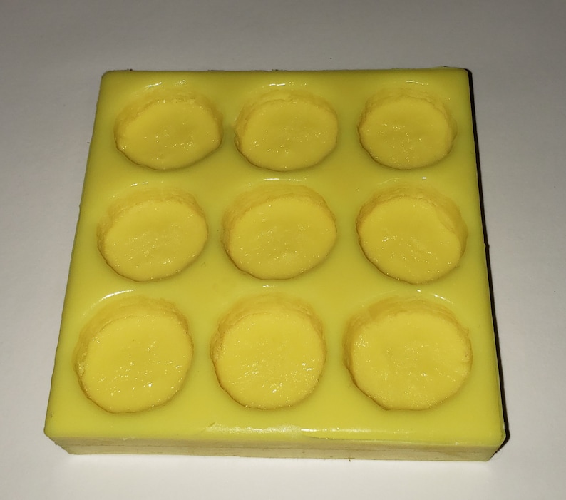 Banana Slices Soap & Candle Mold 9 cavities image 1