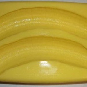 Banana Halves Soap & Candle Mold- 2 cavities