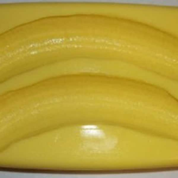 Banana Halves Soap & Candle Mold- 2 cavities