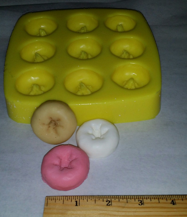 Mini Donuts Soap & Candle Mold 9 cavities image 1