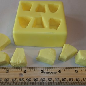 Pineapple Chunks Soap & Candle Mold- 6 cavities