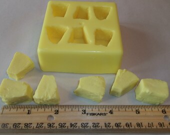 Ananas Chunks Seifen- & Kerzenform - 6 Mulden