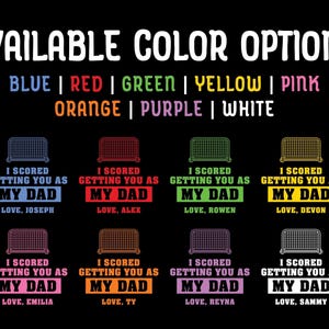 available color options are blue, red, green, yellow, pink, orange, purple, and white