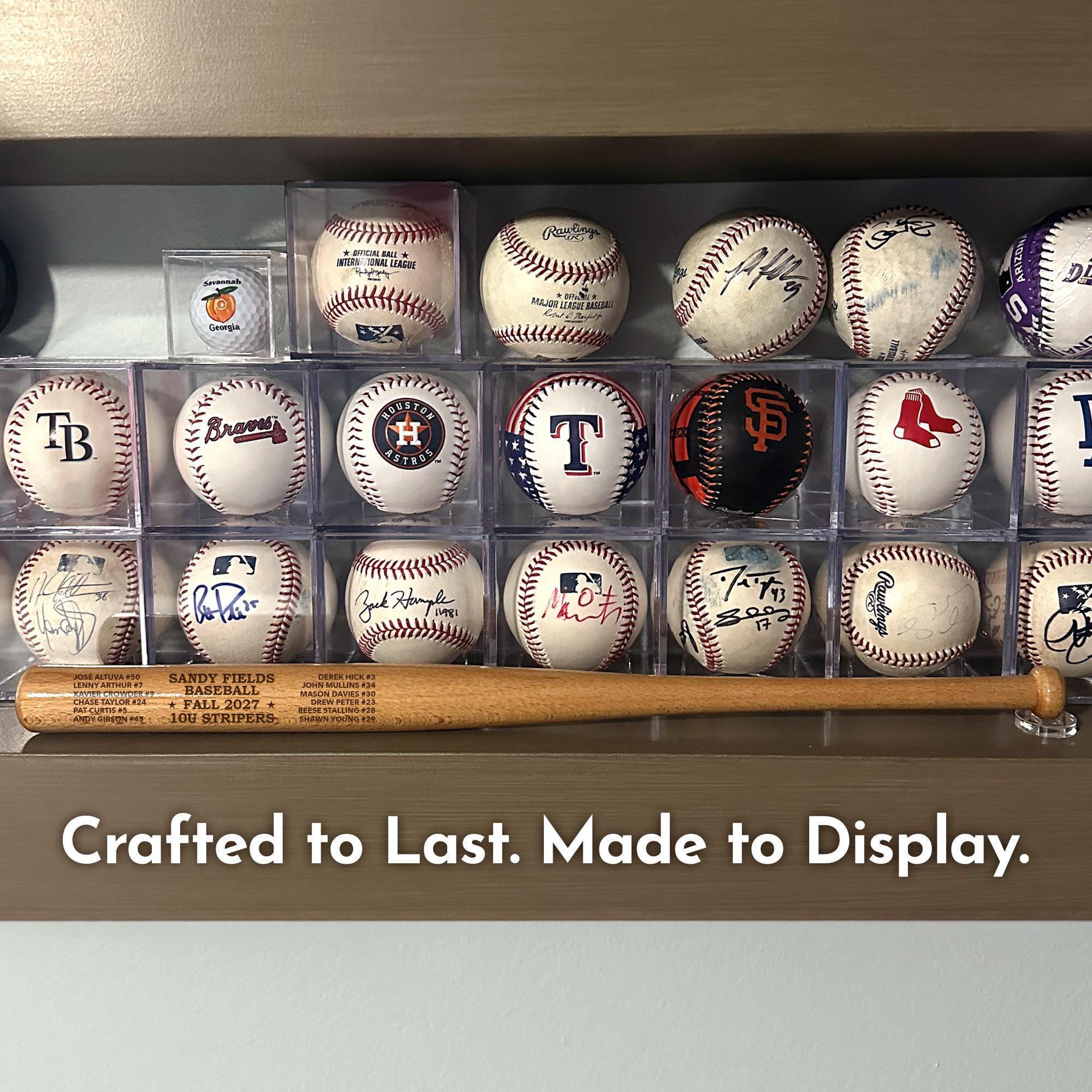 Custom Roster Mini Baseball Bat, 18