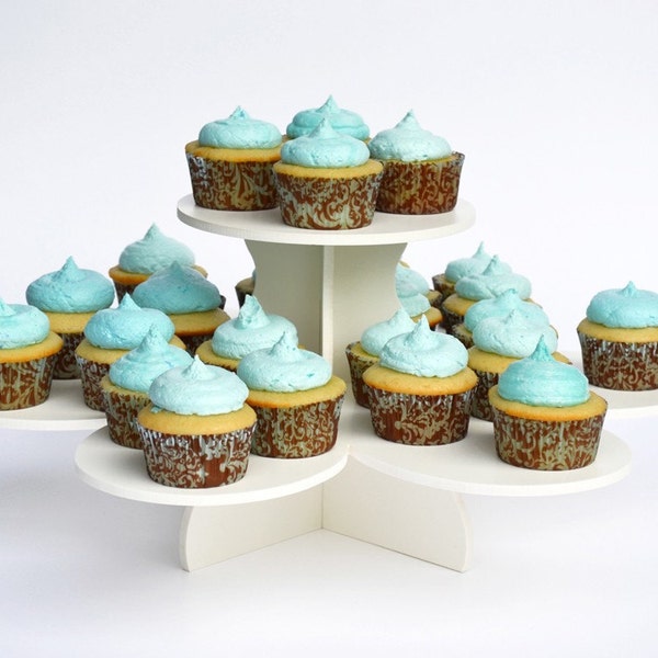 2 Tier Flower Cupcake Stand-Resuable