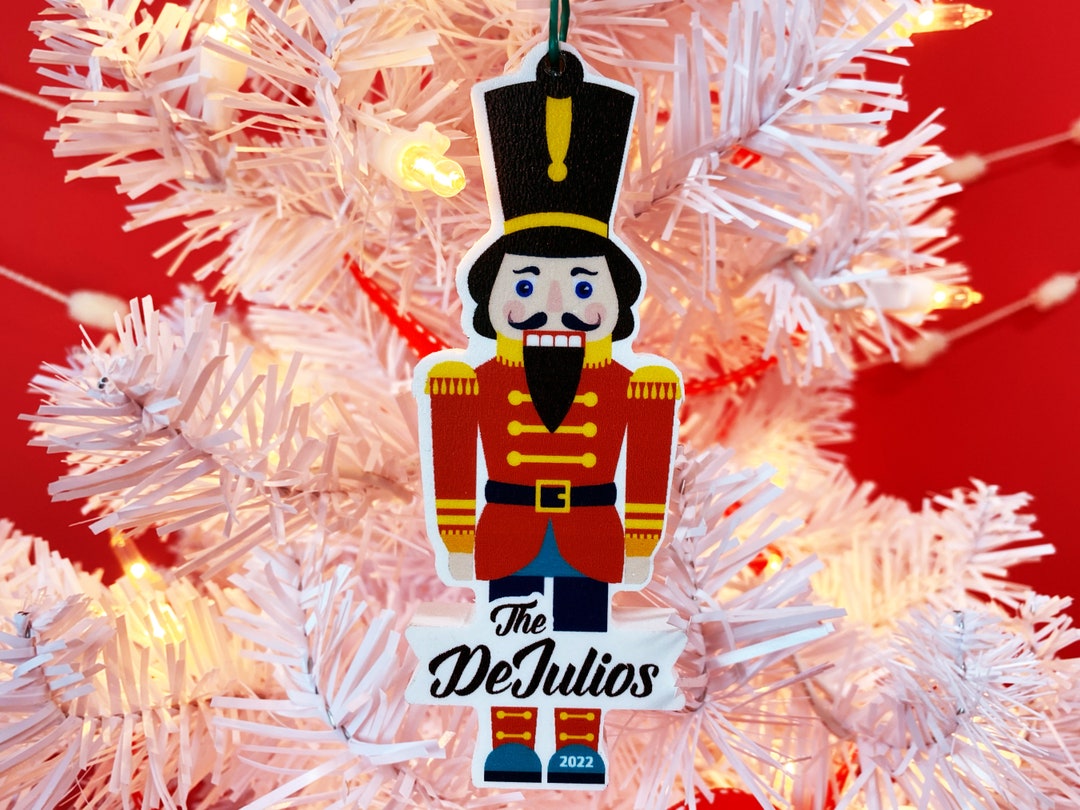 Nutcracker Christmas Tree Ornament Personalized Christmas Ornament