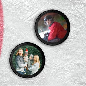 Custom Photo Hockey Puck | Personalized Sports Gift