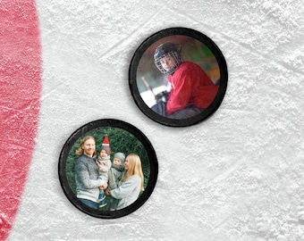 Custom Photo Hockey Puck | Personalized Sports Gift